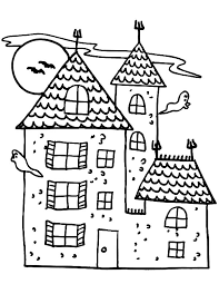 Check spelling or type a new query. Cartoon Haunted House Coloring Pages Coloring Sun