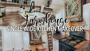 Single Wide Mobile Home Kitchen Remodel