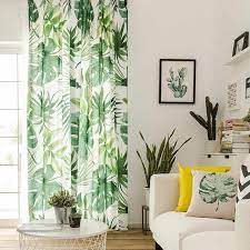 Maybe you would like to learn more about one of these? Rzcortinas Curtains For Living Room Green Leaf Printed Window Curtain Customized Thick Chenille Cortinas Sheer Tulle For Bedroom Curtains Aliexpress Tropical Home Decor Tropical Room Decor Tropical Interior