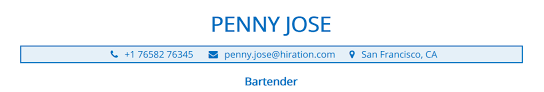 bartender resume: the complete 2020