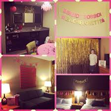 Hotel Room Decorated For A Bachelorette Party Hotel Bachelorette Party Bachelorette Party Sleepover Party