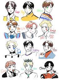 Esses Sao Os Viadinho Q Canta Kpop No Sao As Sapa Kpop Fanart Fan Art Kpop Drawings