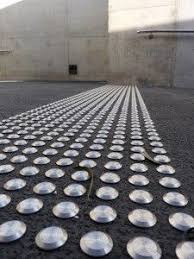Tactile Paving Is A System Of Textured Ground Surface Indicators Found On Many Footpaths Stairs And Train Statio Tactile Paving Paving Pattern Stainless Steel