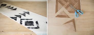 Geometric Table Runner Project From 100 Layer Cake Table Runner Diy Diy Table Modern Diy
