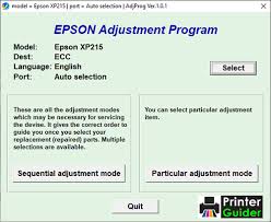 Microsoft windows supported operating system. Epson Xp 215 Resetter Adjustment Program Free Download