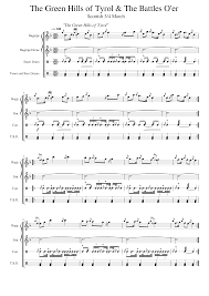 How to read drum lesson sheet music. The Green Hills Of Tyrol The Battles O Er Sheet Music For Snare Drum Bass Drum Pipes Mixed Quartet Musescore Com