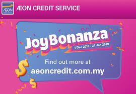 The management of aeon credit service (m) berhad confirmed the cases yesterday (27th october) on. Aeon Credit Joybonanza Campaign
