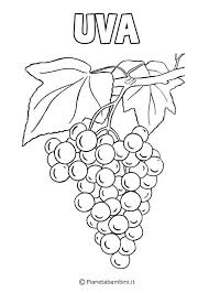 Disegni Di Frutta Da Stampare E Colorare Pianetabambini It Disegni Di Frutta Disegni Disegni Da Colorare Estate