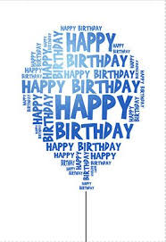 Happy birthday word cloud concept in red & black. Happy Birthday Word Art Happy Birthday Text Happy Birthday Cards Free Printable Birthday Cards