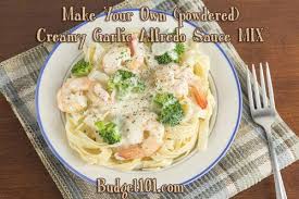 Make Your Own Powdered Creamy Garlic Alfredo Sauce Mix To Have On Hand To Make A Delicious Instant Cream Sauce For Alfredo Recipe Shrimp Alfredo Recipe Recipes