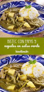 Birria De Res Receta Facil Kiwilimon Bistec Con Papas Y Nopales En Salsa Verde Receta Bistec Con Papas Comida Sin Carne Kiwilimon Recetas Comida