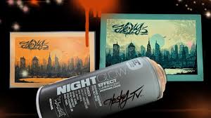 Montana Night Glow Orange Test Spraypaint Cans Test Hesky One 2020 Youtube