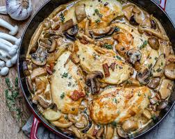 Sunt o cină perfectă pentru serile în care nu ai prea mult timp la dispoziție pentru că în. Pui Cu Ciuperci Si Sos De Smantana Reteta Keto Blondelish Com