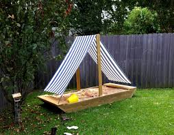 Sailboat Sandbox Plans Diy Had Backyard For Kids Sandbox Gardening For Kids
