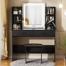 Richya Led Makeup Vanity Desk With