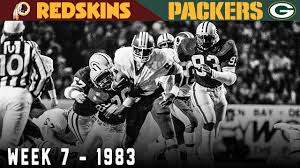 The Second Highest Scoring Monday Night Football Game Ever Redskins Vs Packers 1983 Youtube