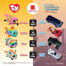 Toys happy meal® app videos activities play together balance your fun with milk & apple slices in your happy meal®! Mcdonald S Happy Meal Free Ty Fast And Furious Toys 20 April 2020 20 May 2020 Happy Meal Mcdonalds Happy Meal Fast And Furious