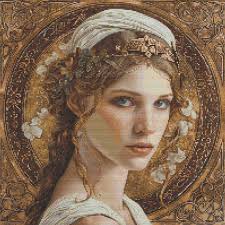 Helen of Troy 5 Cross-Stitch Pattern Digital Download