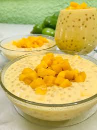 Mango Sago Creamy Tapioca Mango Mango Dessert Recipes Mango Sago Mango Recipes