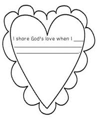 I Can Share God S Love Writing Activity Sunday School Valentines Valentines Writing Activities Valentines Writing