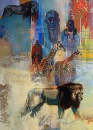 One To Watch Artist Emily Lamb Saves Endangered Species With Her Beautifully Composed Paintings Decor Arts Now Art Animal Art Jungle Animal Art