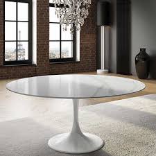 Orchid White Round Solid Quartz Table