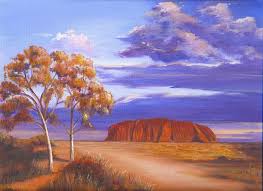 Uluru Ayers Rock By Robynne Hardison Australian Painting Canvas Art Painting Art