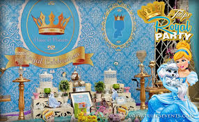 Your options are vast under the personalized item tab where you can see all of the customizable party supplies with a disney princess theme. Royal Prince And Princess Birthday Party Theme Decoration Ide Princess Theme Birthday Party Birthday Party Theme Decorations Prince And Princess Birthday Party