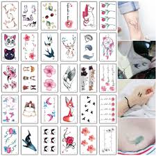 There are many animals in nature but not many that make you think of the great outdoors like the moose. 30pcs Lot Temporary Tattoo Small Fake Tatoo Hand Wrist Ankle Tattoo Water Transfer Wholesale Fox Whale Moose Tattoo Sticker Set Buy At The Price Of 2 69 In Aliexpress Com Imall Com