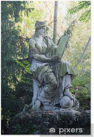 Red paint is seen on a statue of late italian journalist indro montanelli, in milan, northern italy, sunday, june 14, 2020 after protesters threw red paint and scrawled the words scrawled. Statue In The Giardini Indro Montanelli Park Milan Poster Pixers We Live To Change