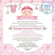 Jelajahi contoh undangan online untuk segala kesempatan di canva. Undangan Digital Aqiqah Kartu Kartu Bayi Kelahiran Anak