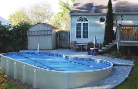 Semi Inground Pools Style Gallery Galaxy Home Recreation L Okc With Decks Pool Ideas Patio Gardens Re Pool Landscape Design Backyard Pool Inground Pool Designs