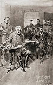 In his book decision points, president bush mentions the painting specifically and makes the following comment: Appomattox Court House Art Prints Fine Art America