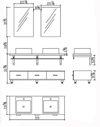 Getting To Know About Bathroom Vanity Dimensions Trendy Bathroom Tiles Bathroom Floor Plans Beach Bathroom Decor