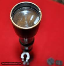 Antique! RARE! German Dr. Walter Gerard/Charlottenburg 7.5X (D) rifle scope  with claw mounts & bases.
