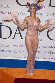 Rihanna Rihanna Fashion Sheer Dress