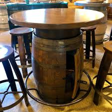 No sales tax outside of the state of texas. Barrel Table Foot Rail The Oak Barrel Company