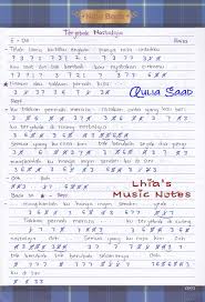 Not Angka Pianika Lagu Raisa Terjebak Nostalgia Lhia S Music Notes