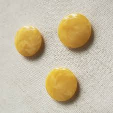 Bouton Resine Jaune Soleil 20mm Buttons Paradise Jaune Soleil Bouton Couture Bouton
