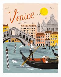 Buy the selected items together. Venice Traveler Art Print Rifle Paper Online Shop Rifle Paper Co Deutschland Captain Card