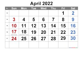 Free Printable April 2022 Calendar Pdf And Png Printable Calendar Template Calendar Printables Monthly Calendar Printable