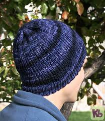 This ribbed brim beanie is worked in stockinette stitch (that's all knit stitches) for the. Men S Beanie Kb Looms Blog