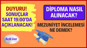 Check spelling or type a new query. Sinav Sonuclari Diploma Nasil Nereden Alinacak Mezuniyet Incelemesi Ne Demek Youtube