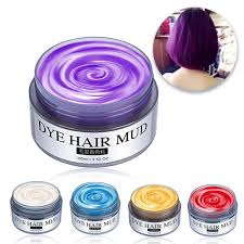 5color 100ml Temporary Hair Dye Cream Hair Color Wax Mud Hair Fashion Styling Hair Coloring Products Unisex A5 Hair Cream Hair Wax Temporary Hair Dye