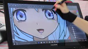 Hier eine kleine anleitung zum manga zeichnen lernen bzw. Manga Malen Digital Art Huion Kamvas Gt 191 Unboxing Foxy Draws Youtube