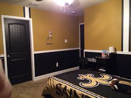 Nick S New Orleans Saints Room Football Rooms New Orleans Saints Workout Rooms