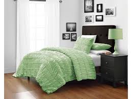 King king duvet inserts sets. Ruched King Cal King Size Green 3 Piece Duvet Cover Set With 1pc Duvet Insert Value Bedding Set By Cozy Beddings Newegg Com