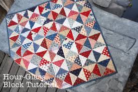 Hour Glass Block Tutorial Diary Of A Quilter A Quilt Blog