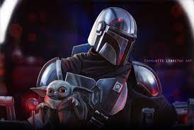 Star Wars The Mandalorian Baby Yoda 2k Wallpaper Hdwallpaper Desktop Star Wars Awesome Star Wars Art Star Wars