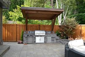 When creating your covered grilling area, choosing the physical outdoor shade structure will be your first priority. Backyard Small Outdoor Bbq Area Ideas Novocom Top